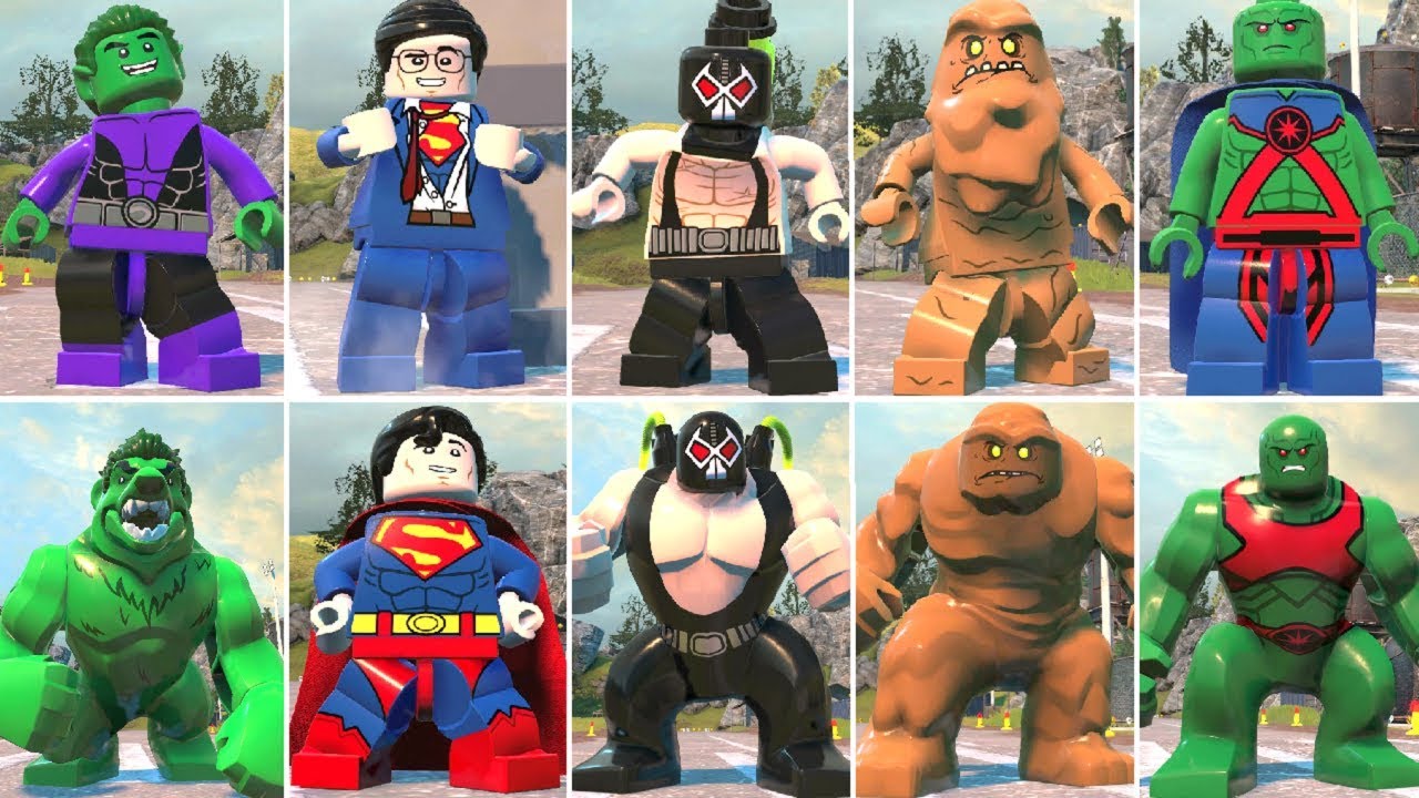 lego dc super villains all characters
